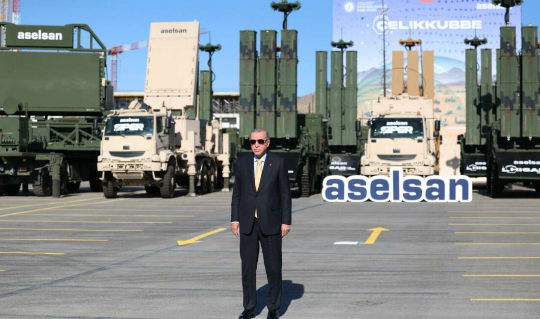 Cumhurbaşkanı Recep Tayyip Erdoğan, ASELSAN Gölbaşı Yerleşkesi’nde düzenlenen “Çelik Kubbe