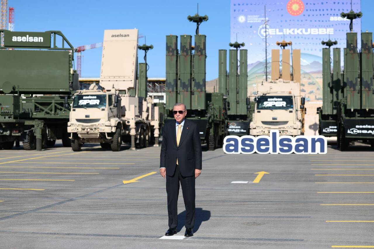 Cumhurbaşkanı Recep Tayyip Erdoğan, ASELSAN Gölbaşı Yerleşkesi’nde düzenlenen “Çelik Kubbe