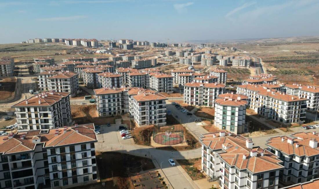 Gaziantep Büyükşehir Belediyesi’nin iştiraki olan GBB Konut tarafından yürütülen 10