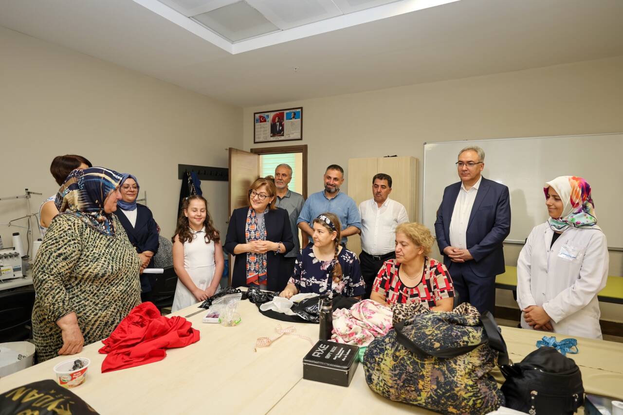 Gaziantep Büyükşehir Belediye Başkanı Fatma Şahin, GASMEK Halil Karaduman Sanat