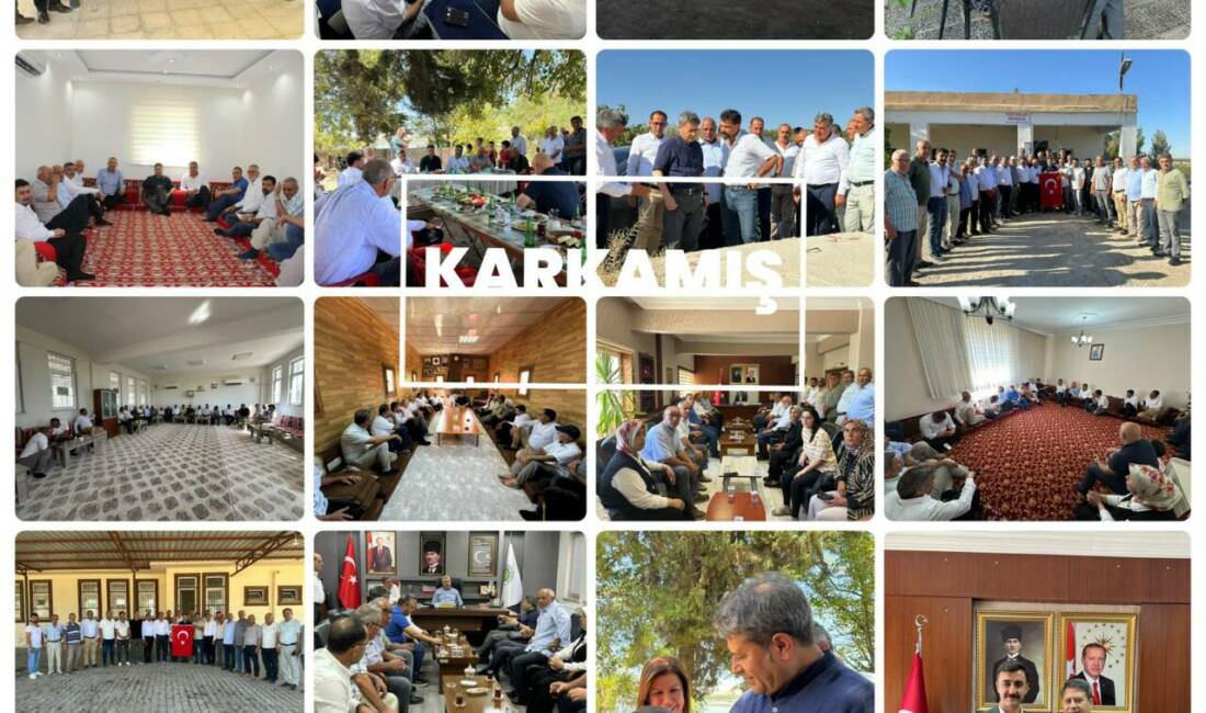 Gaziantep Milletvekili Ali Şahin, 8 gün boyunca 3 ilçede 70