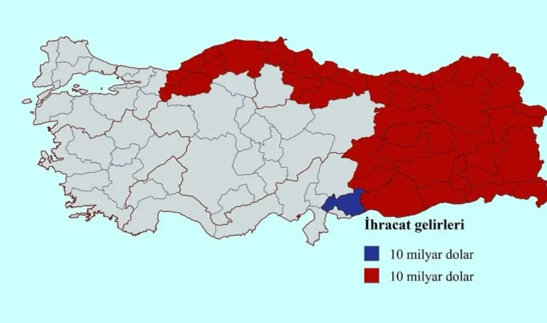 Türkiye’nin ihracat haritasında dikkat çeken veriler ortaya çıktı.