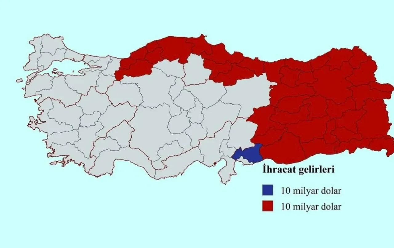 Türkiye’nin ihracat haritasında dikkat çeken veriler ortaya çıktı.