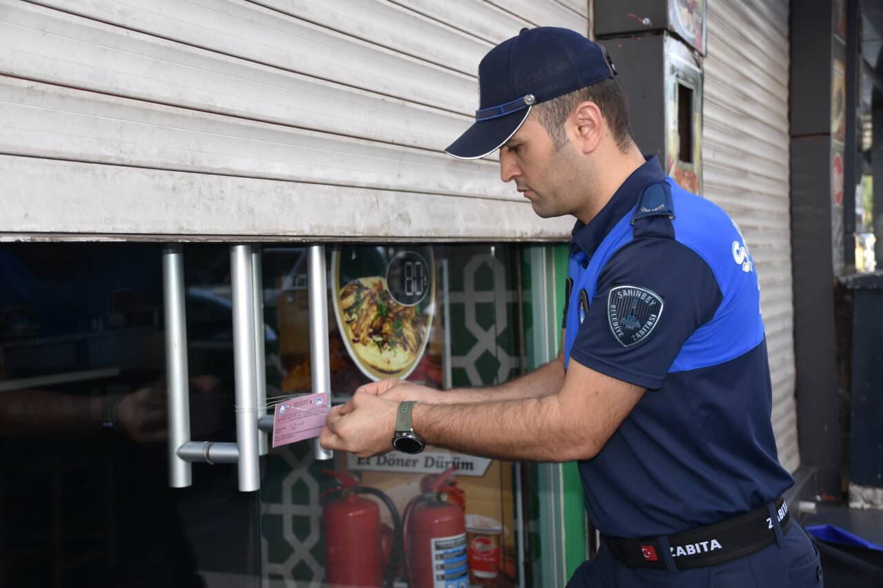 Şahinbey Belediyesi zabıta ekiplerinin 11-17 Ağustos tarihleri arasında gerçekleştirdiği denetimlerin