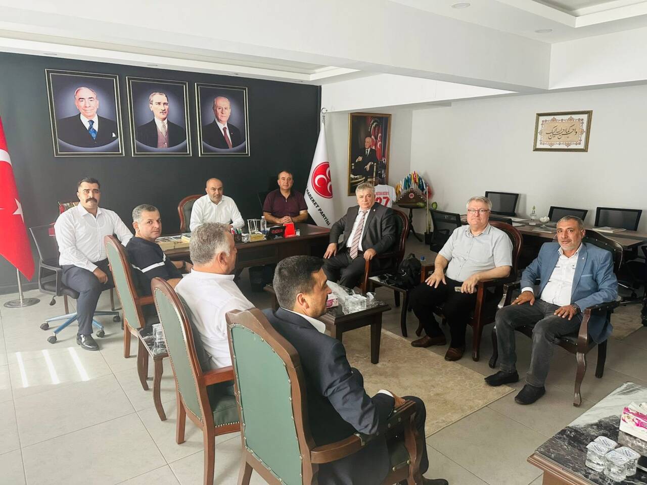 MHP Gaziantep İl Başkanlığı tarafından düzenlenen Aylık Olağan İlçe Başkanları