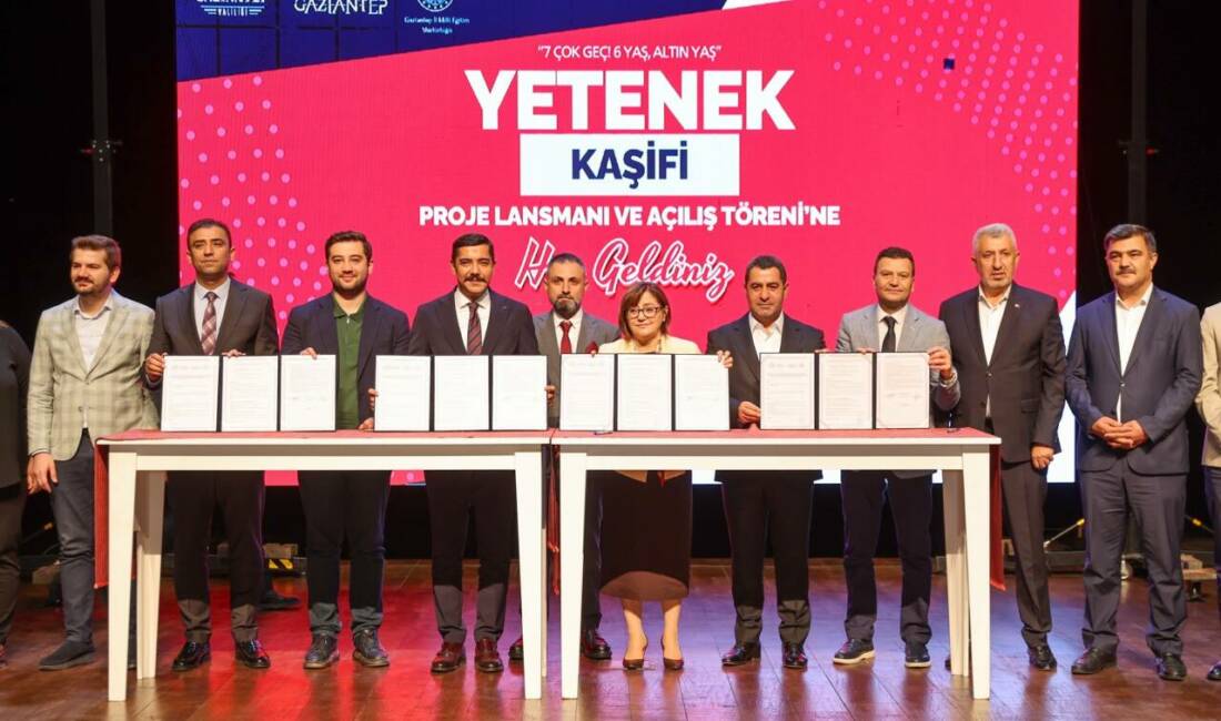 Gaziantep Büyükşehir Belediyesi (GBB), Yetenek Kaşifi Projesi ile çocukların bilişsel