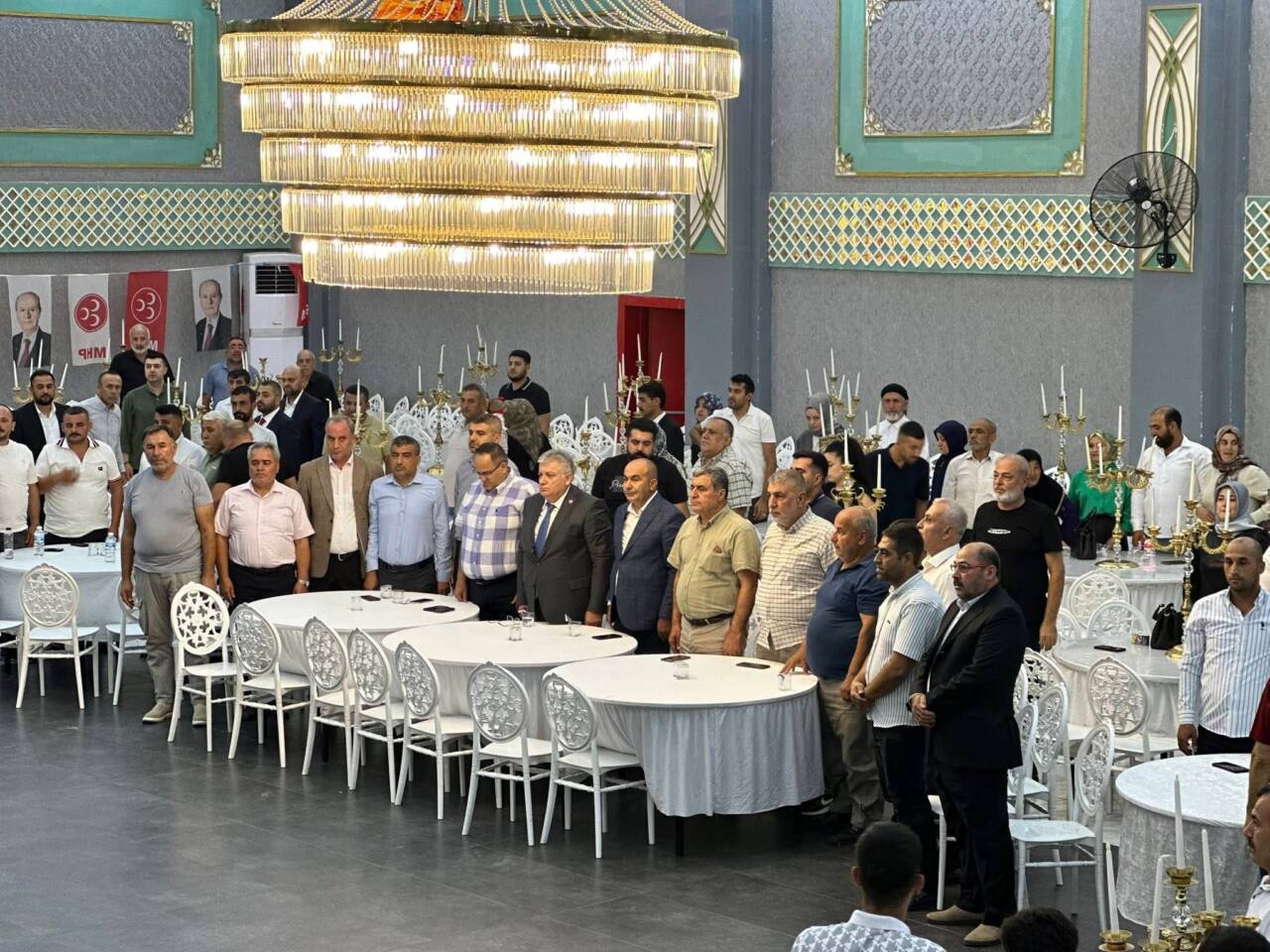 MHP Şehitkamil İlçe Teşkilatı tarafından, aziz şehitlerimiz ve vefat eden