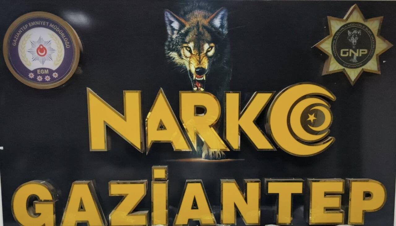 Gaziantep Emniyet Müdürlüğü ekipleri, Ağustos ayında narkotik suçlarla mücadele kapsamında