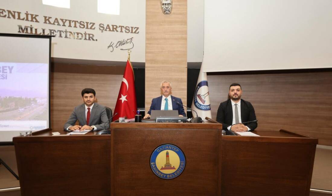Şahinbey Belediye Meclisi’nin Eylül ayı 1. Birleşimi, Belediye Başkanı Mehmet