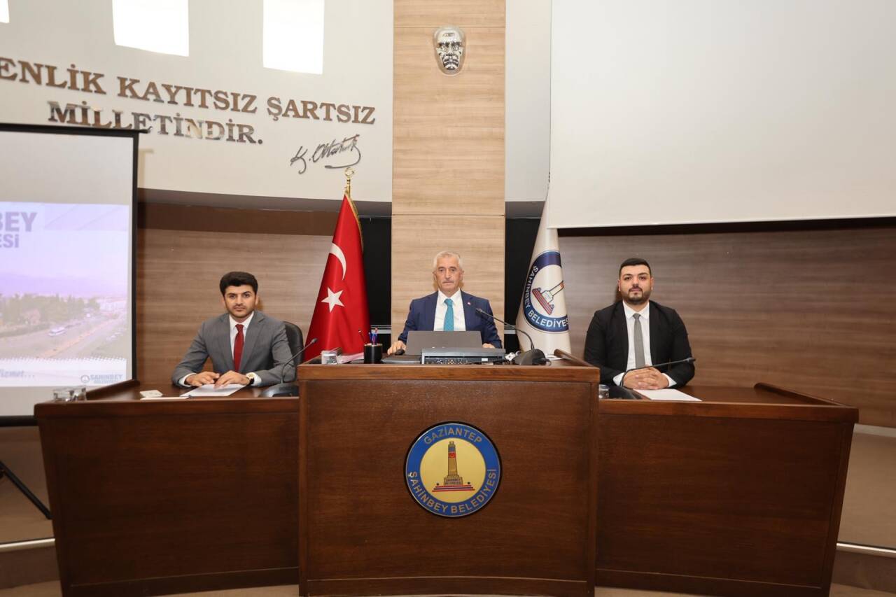 Şahinbey Belediye Meclisi’nin Eylül ayı 1. Birleşimi, Belediye Başkanı Mehmet
