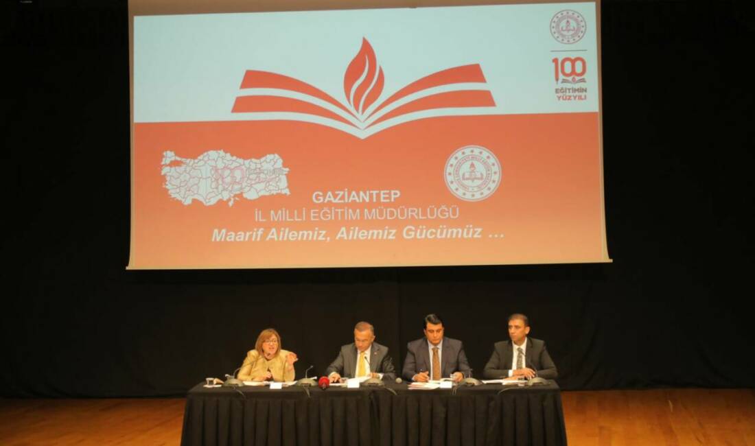 Gaziantep’te 2025-2026 eğitim öğretim yılı öncesi hazırlıkların ele alındığı Senebaşı