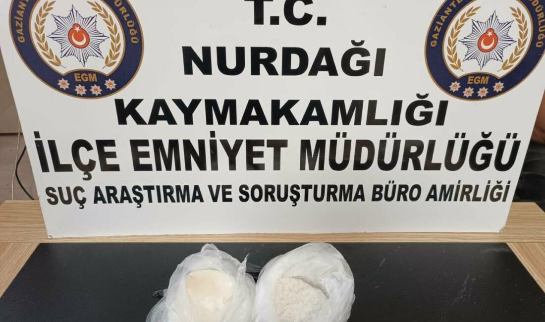 Gaziantep İl Emniyet Müdürlüğü ekipleri, uyuşturucu ile mücadele kapsamında Nurdağı